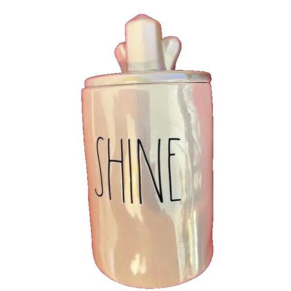 Rae Dunn Candle SHINE Iridescent. NEW - Picture 1 of 1